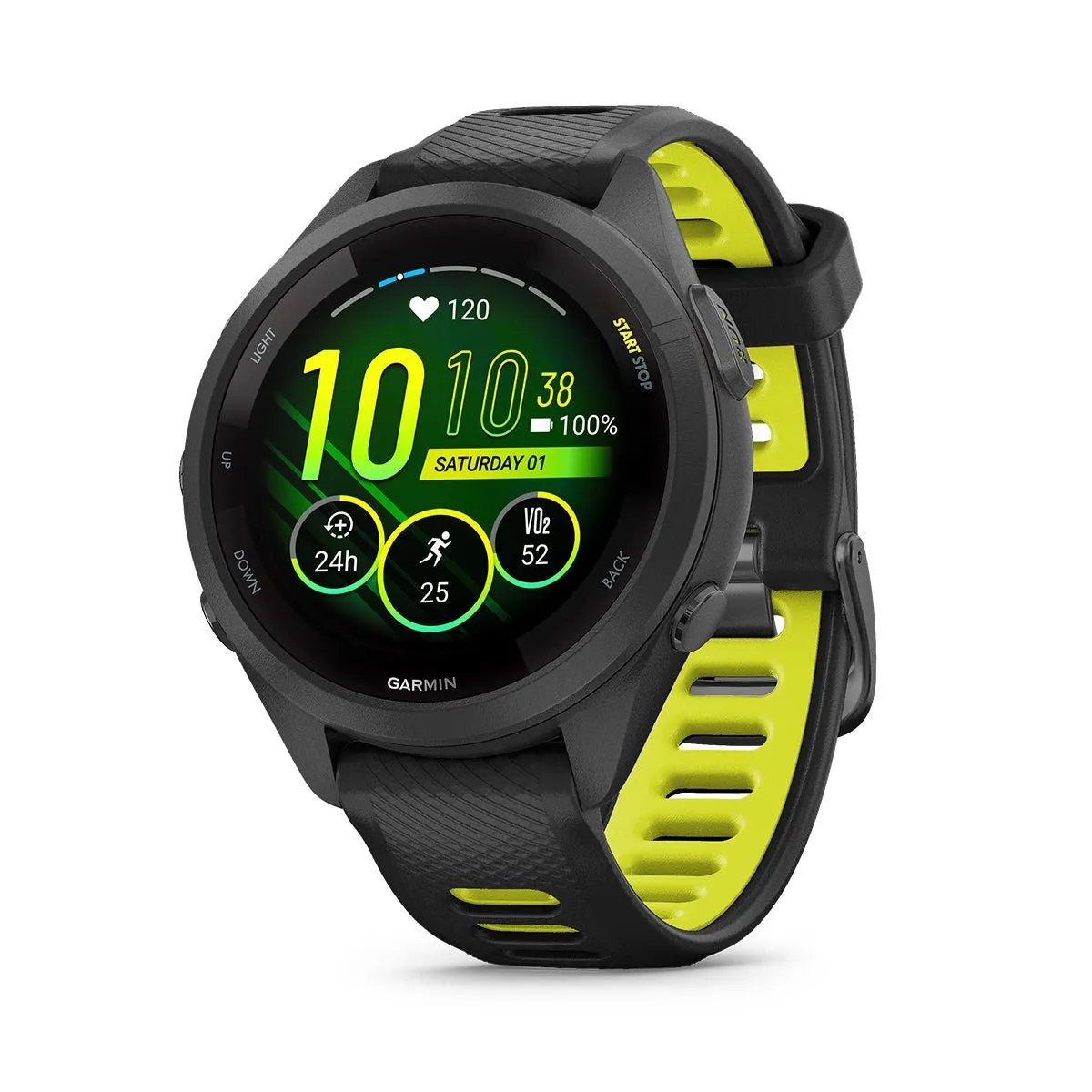 Forerunner® 265S Music - Black/Lime