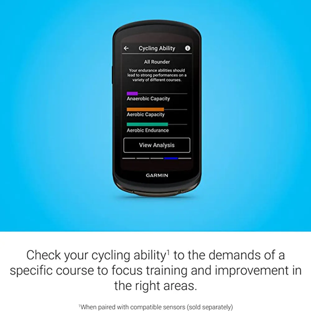 Garmin Black Edge 1040 Solar Charging Capabilities On and Off-Road Spot-On Accuracy Long-Lasting Battery GPS Bike Computer Device Only  - 010-02503-20
