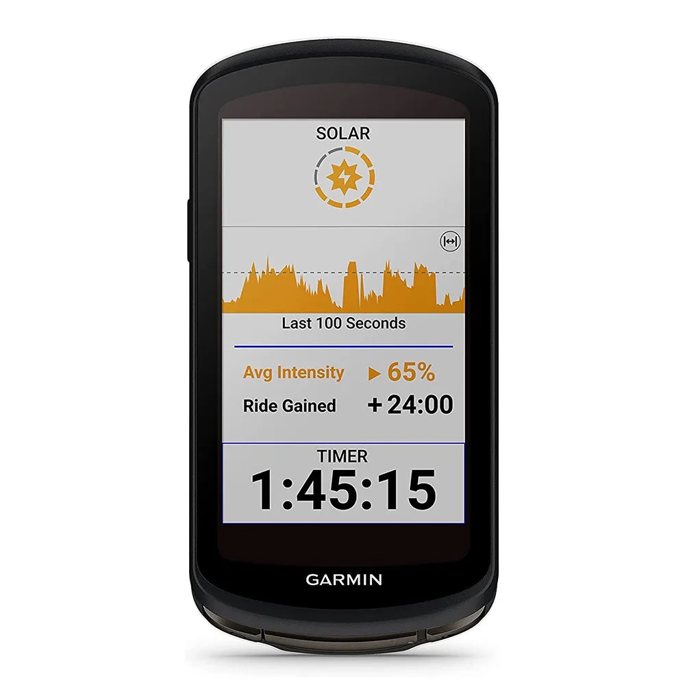 Garmin Black Edge 1040 Solar Charging Capabilities On and Off-Road Spot-On Accuracy Long-Lasting Battery GPS Bike Computer Device Only  - 010-02503-20