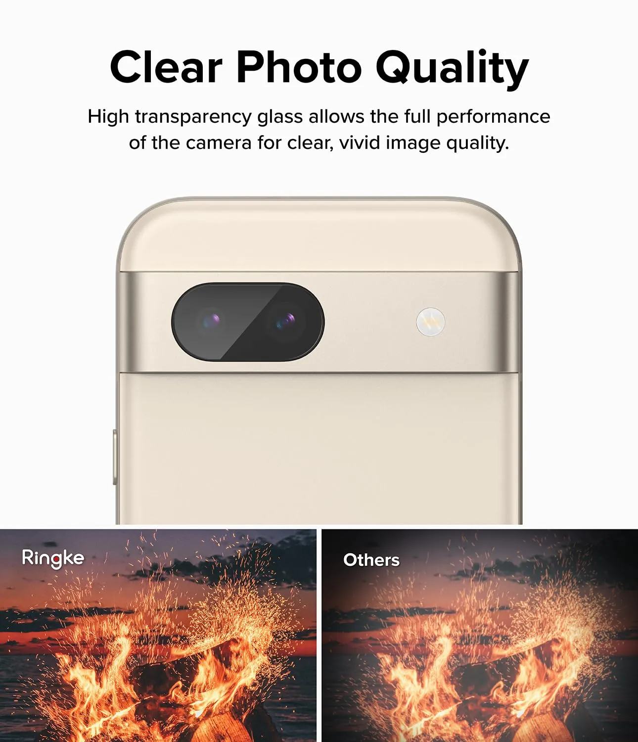 Google Pixel 8a Lens Protector | Camera Protector Glass | 3Pack
