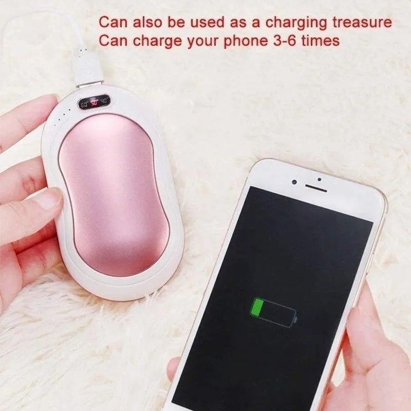 Hand Mini Pocket LED USB Rechargeable Heater With Mobile Power