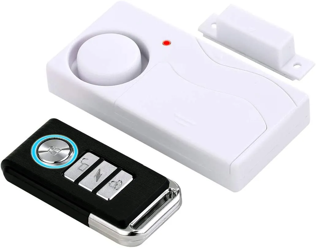 HENDUN Wireless Remote Door Alarm, Windows Open Alarms,Magnetic Security Sensor, Pool Door Alarm for Kids Safety, Alzheimer'S Apartment Alarm