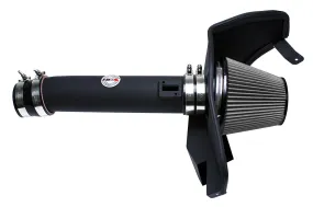 HPS Black Shortram Air Intake   Heat Shield for 2011-2014 Ford Mustang 3.7L V6