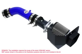 HPS Blue Shortram Air Intake   Heat Shield for 2003-2006 Nissan 350Z 3.5L V6