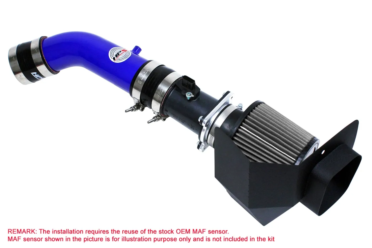 HPS Blue Shortram Air Intake   Heat Shield for 2003-2006 Nissan 350Z 3.5L V6