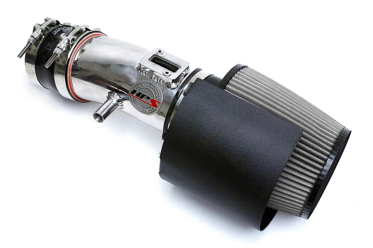 HPS Polish Shortram Air Intake   Heat Shield for 2009-2014 Nissan Maxima V6 3.5L
