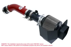HPS Red Shortram Air Intake   Heat Shield for 2003-2006 Nissan 350Z 3.5L V6
