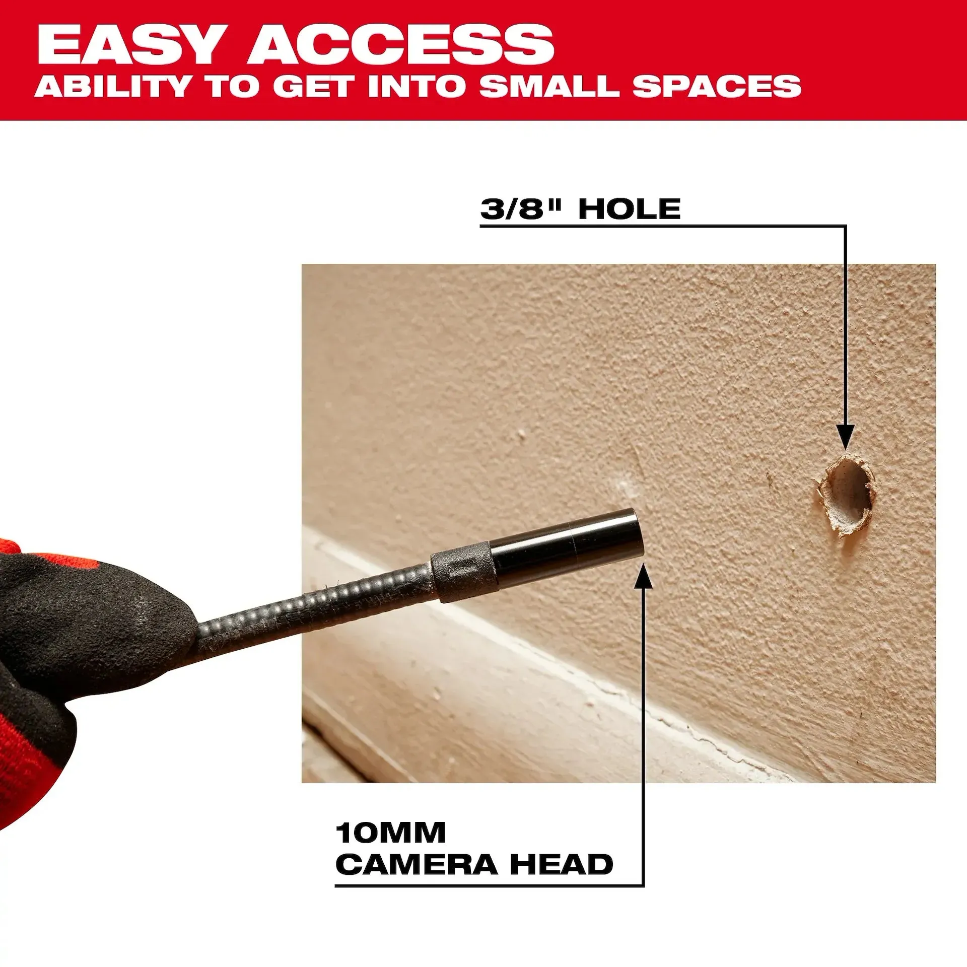 Inspection Camera - Milwaukee M-Spector™ 4’ Inspection Camera, 2319-20