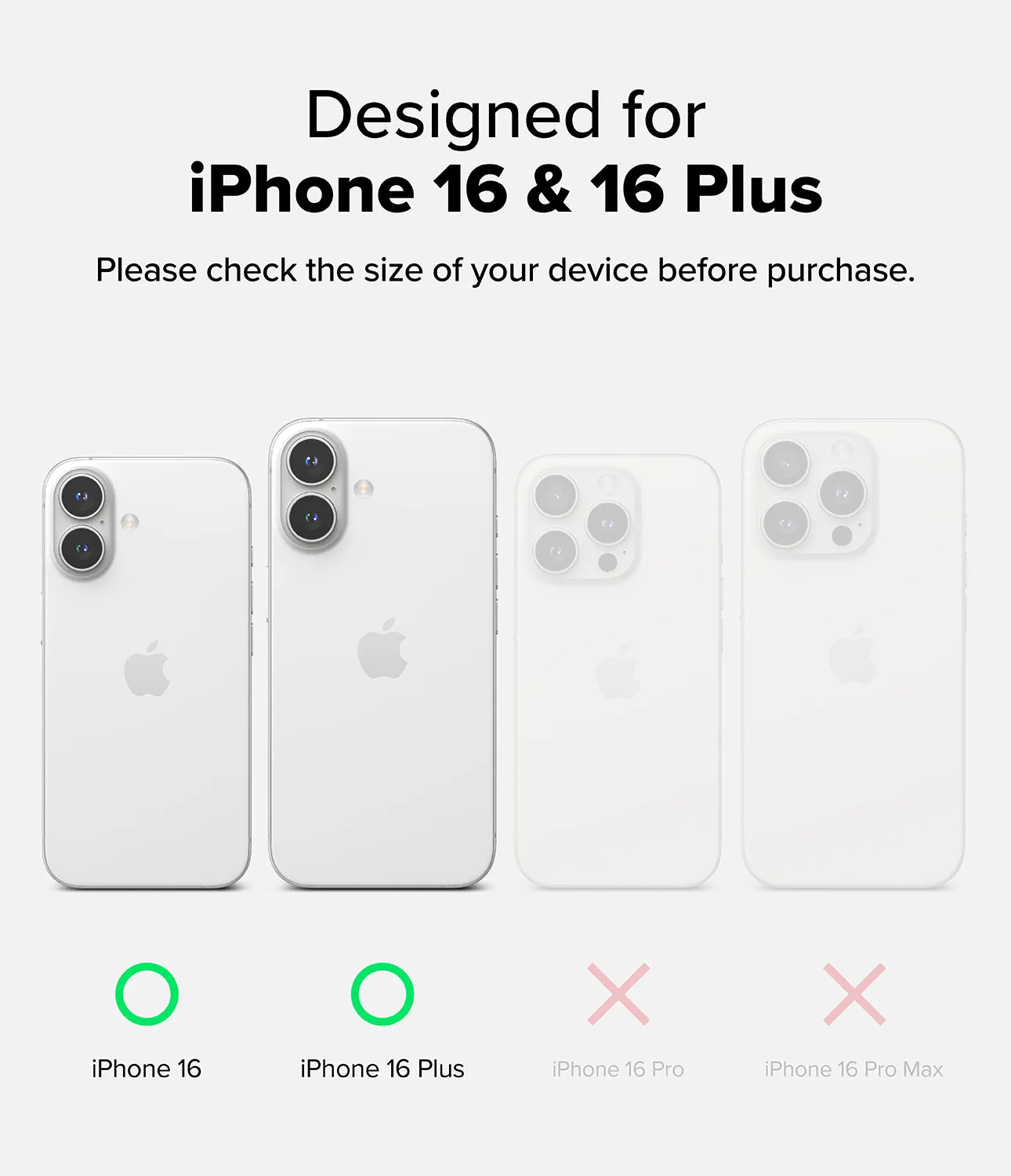 iPhone 16 / 16 Plus Camera Protector | Tempered Glass | 2 Pack