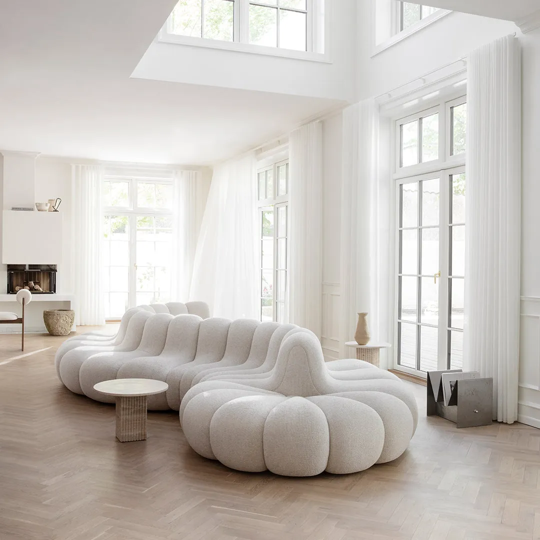 Jagger Dining Modular Sofa w/ Side Upholstery Cover - Segments
