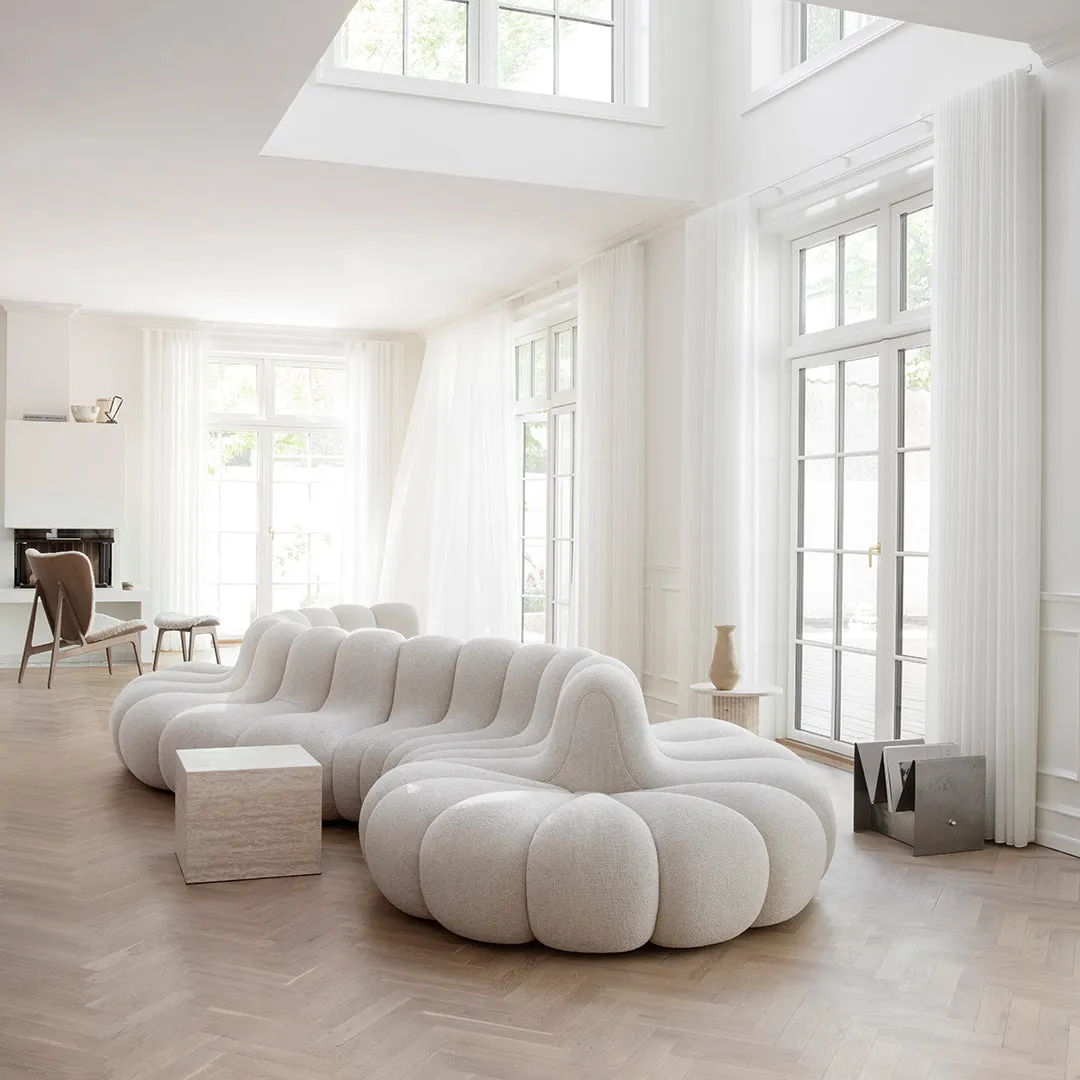Jagger Dining Modular Sofa w/ Side Upholstery Cover - Segments
