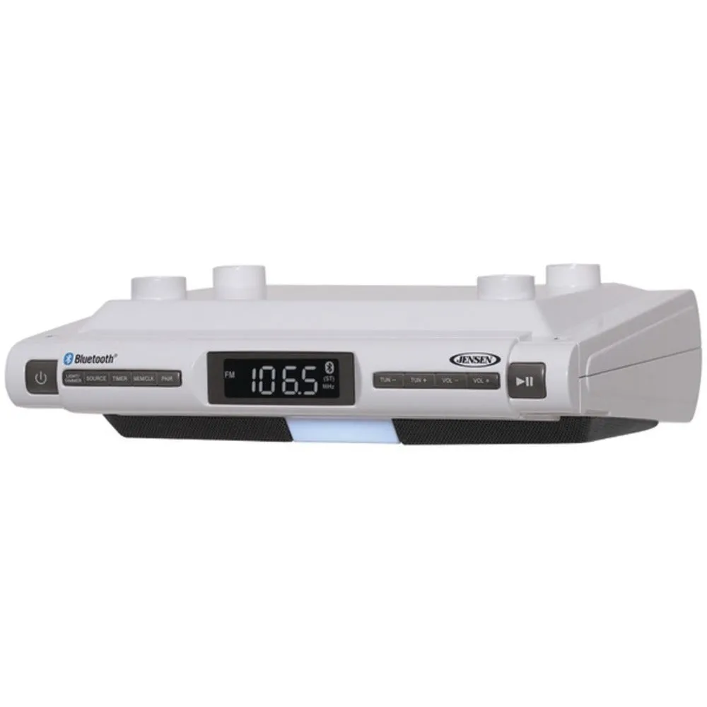 JENSEN SMPS-628 Under-Cabinet Universal Bluetooth Music System