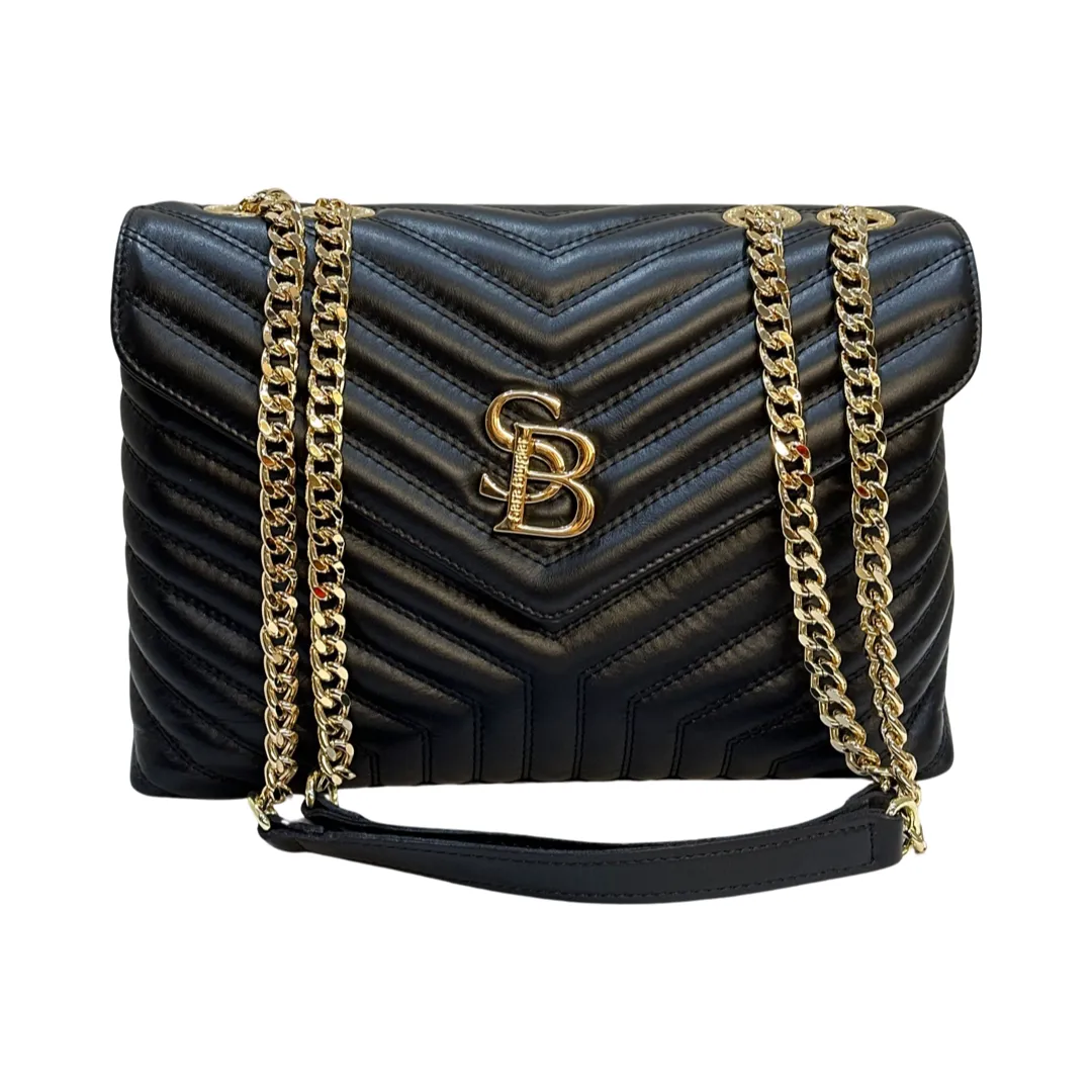 Large Sara Burglar Leather Crossbody Bag