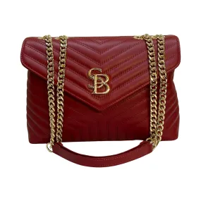 Large Sara Burglar Leather Crossbody Bag