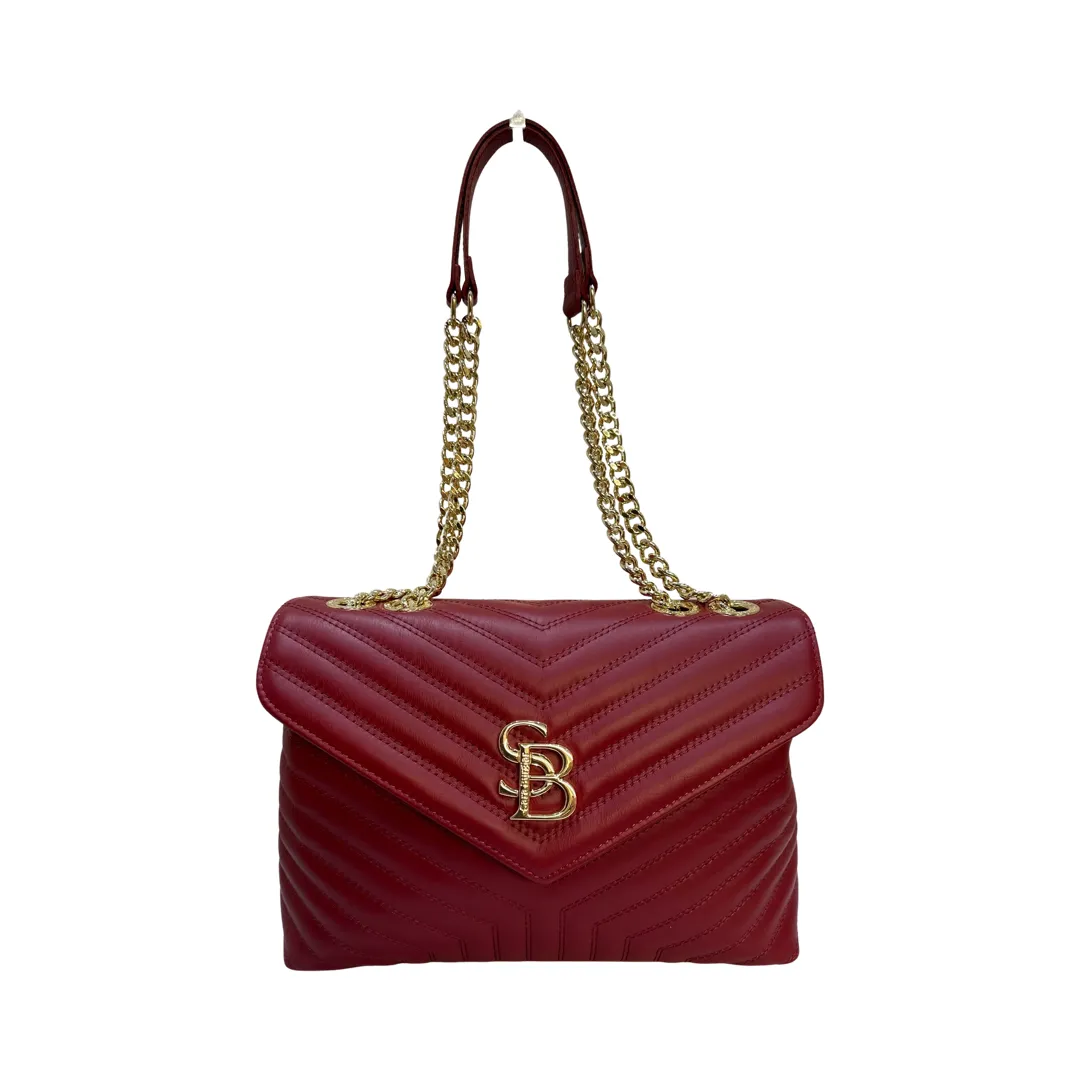 Large Sara Burglar Leather Crossbody Bag