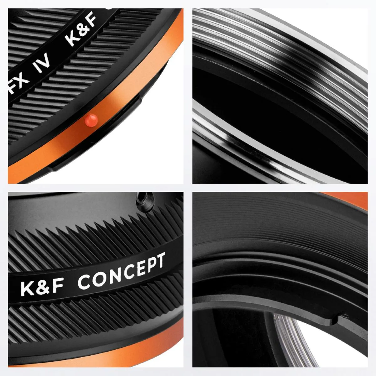 M42 Series Lens to Fuji X Series Mount Camera M42-FX IV PRO High Precision K&F Concept Lens Mount Adapter