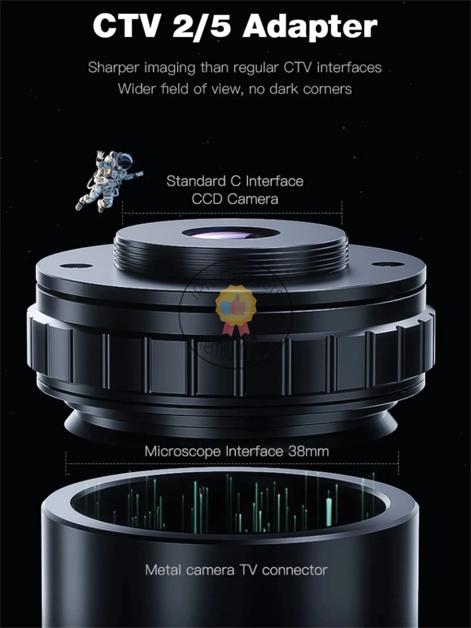Mechanic E3-B11 7x-60x Simul-Focal Trinocular Stereo Zoom Microscope for Microscopic Inspection Picturing Video Recording