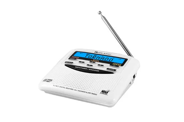 Midland® Desktop Weather/Hazard Radio With S.A.M.E. Local Alerts
