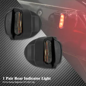 Motorcycle Led Indicator Lights Rear Turn Signal Brake Running Lamp E-Mark Light 12V For Harley Sportster Nightster 975 21-2023