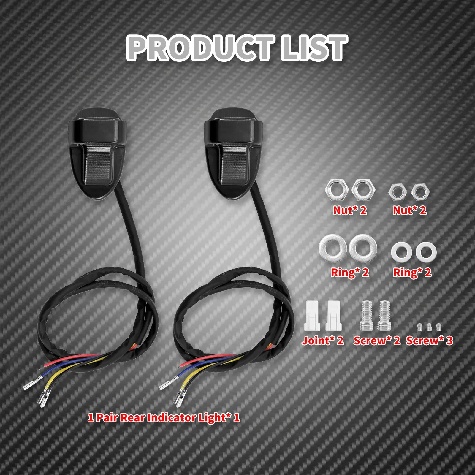 Motorcycle Led Indicator Lights Rear Turn Signal Brake Running Lamp E-Mark Light 12V For Harley Sportster Nightster 975 21-2023
