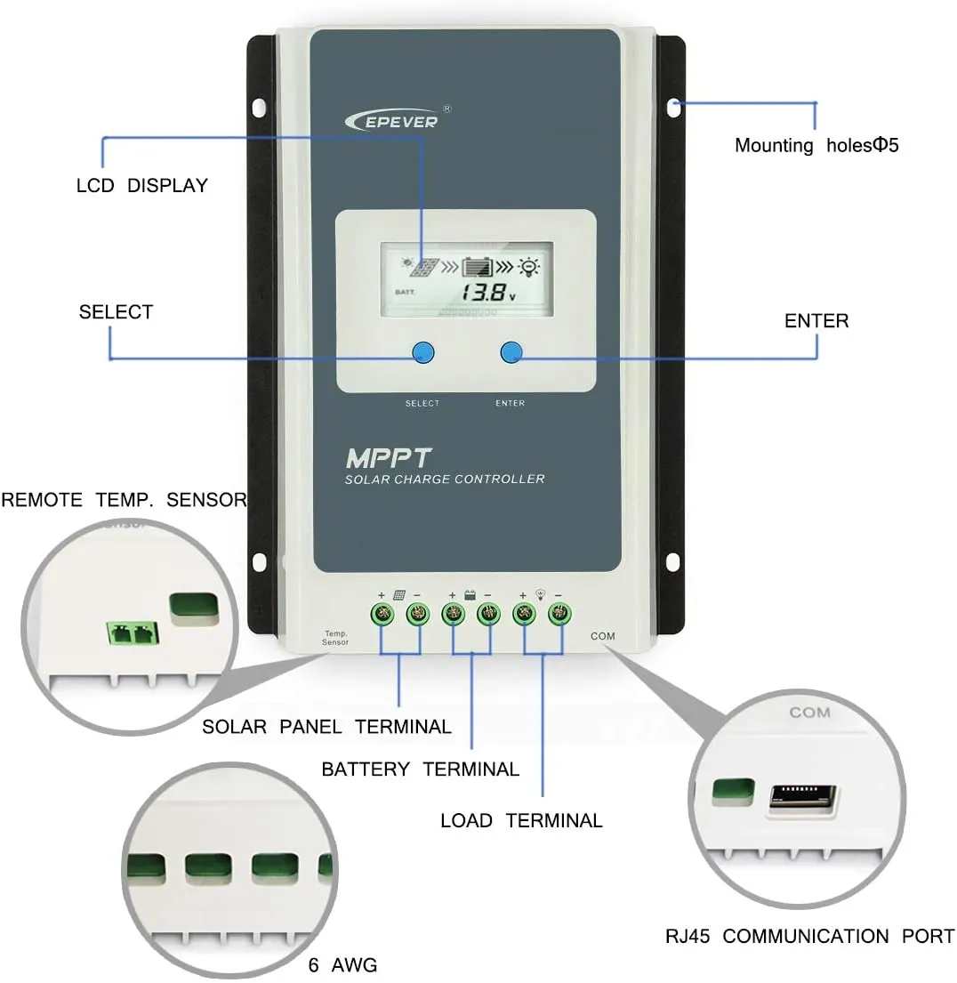 MPPT Solar Controller 30A