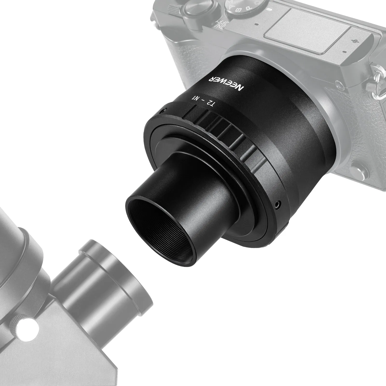 NEEWER LS-T10 T Ring Adapter Set for Nikon 1 Series Mirrorless Cameras