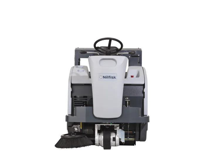 Nilfisk-Advance SW4000 Battery Powered Rider Sweeper With Hydraulic Dump Hopper