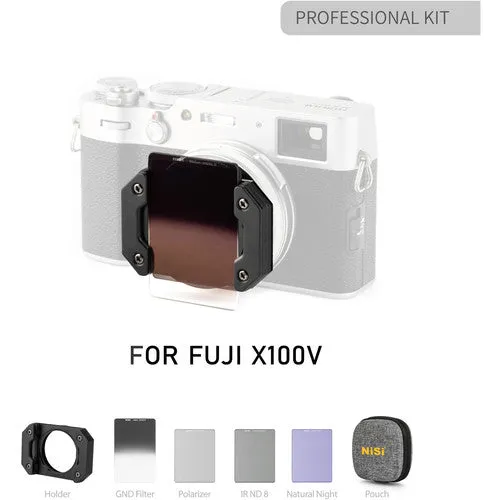 NiSi Filter System for FUJIFILM X100-X100S-X100T-X100V Digital Camera (Professional Kit)