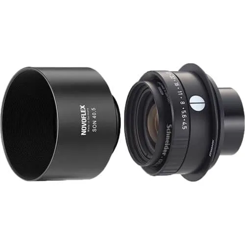 Novoflex FLEX-APO-DIGI 4,5/90 Schneider Kreuznach 90mm f/4.5 Adapter for BAL-F and Lens Hood