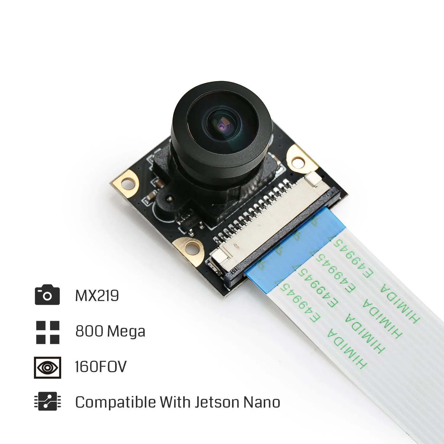 [Open Box] SainSmart IMX219 Camera Module for NVIDIA Jetson Nano Board | 8MP Sensor | 160 Degree FoV