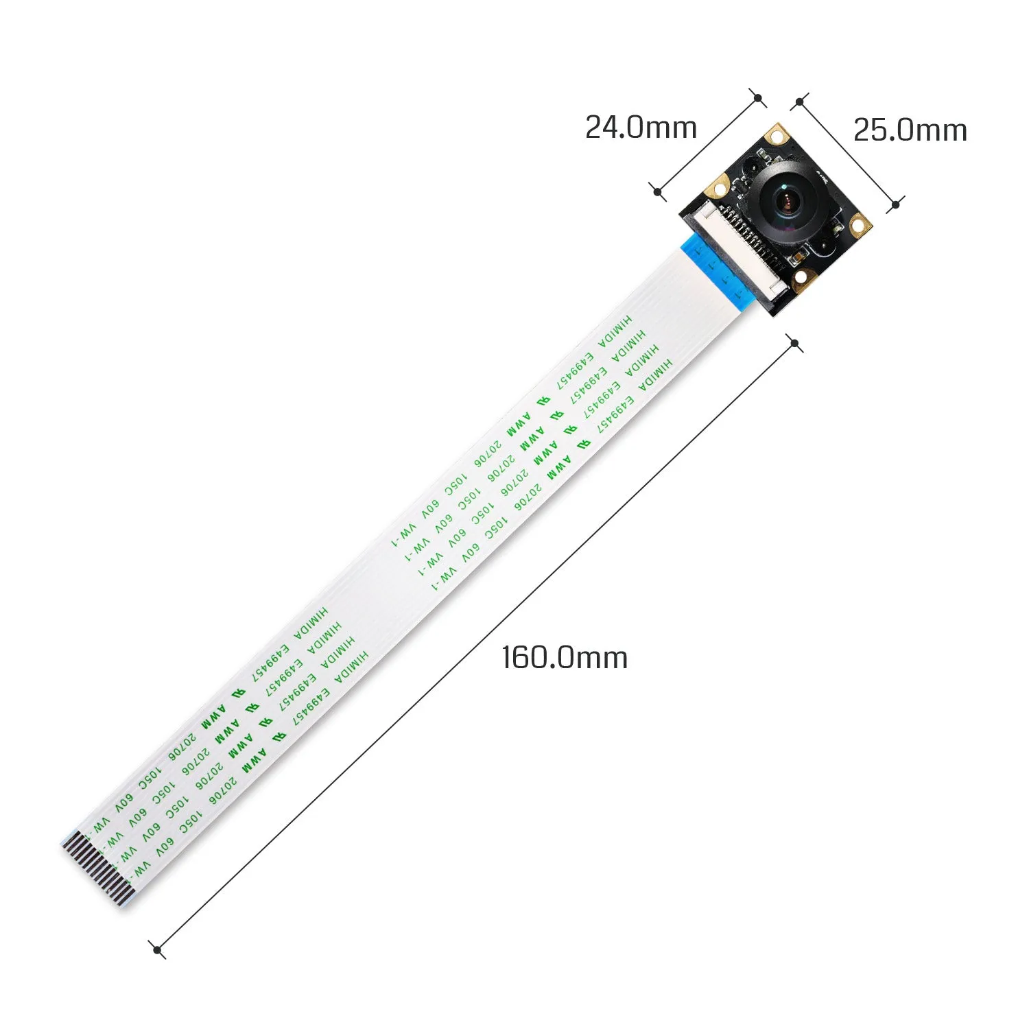 [Open Box] SainSmart IMX219 Camera Module for NVIDIA Jetson Nano Board | 8MP Sensor | 160 Degree FoV
