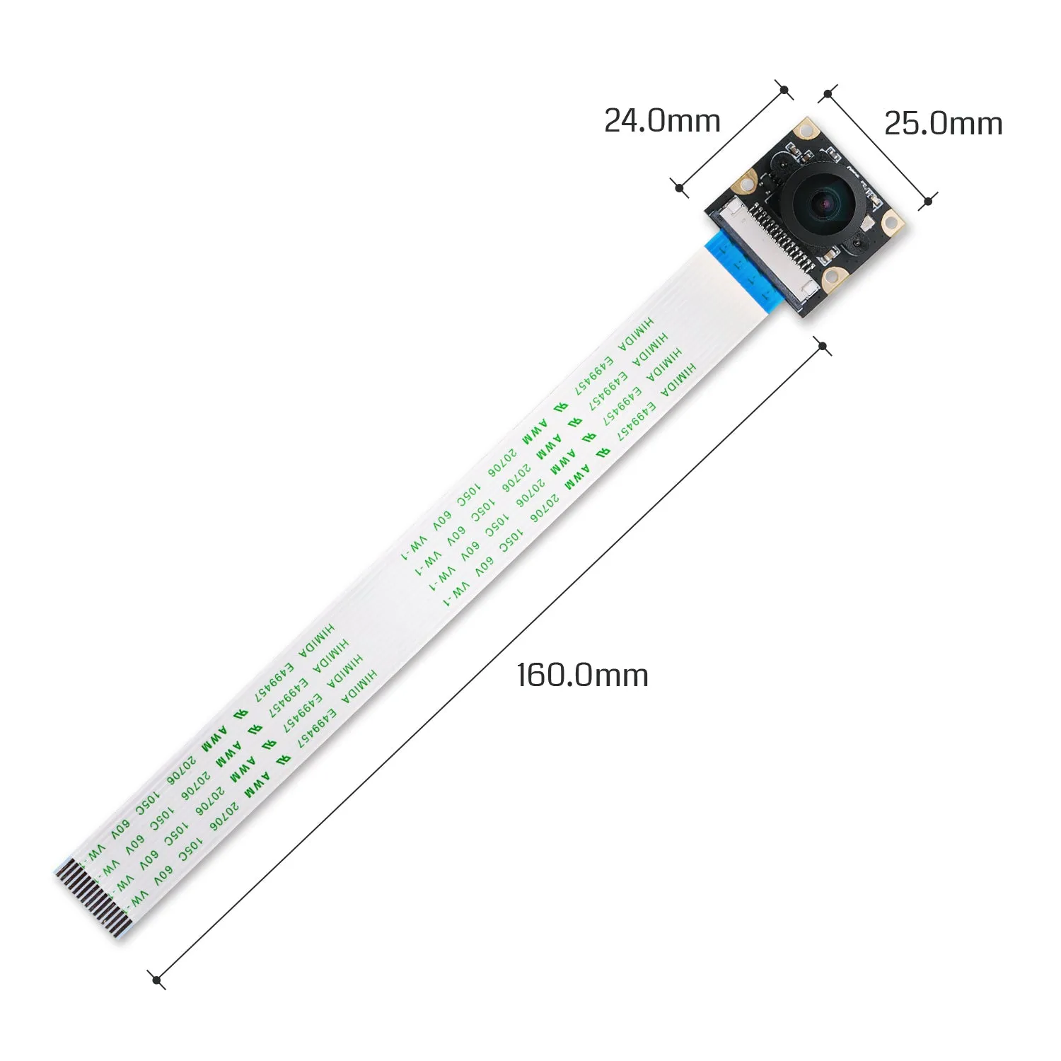 [Open Box] SainSmart IMX219 Camera Module for NVIDIA Jetson Nano Board | 8MP Sensor | 160 Degree FoV