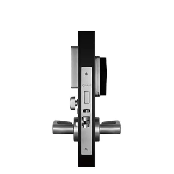 Orbita - S3072 - Mortise Hotel Lock - SPLIT Design - RFID - Hidden Cylinder - Optional Lever Style - 6 VDC - Optional Finish - Grade 2