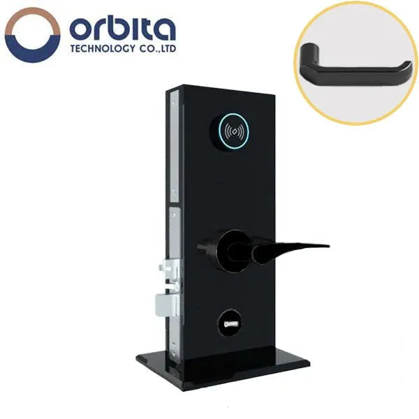 Orbita - S3074 - Mortise Hotel Lock - SPLIT Design - RFID - Optional Lever Style - 6 VDC - Optional Finish - Grade 2