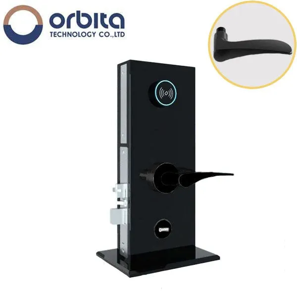 Orbita - S3074 - Mortise Hotel Lock - SPLIT Design - RFID - Optional Lever Style - 6 VDC - Optional Finish - Grade 2