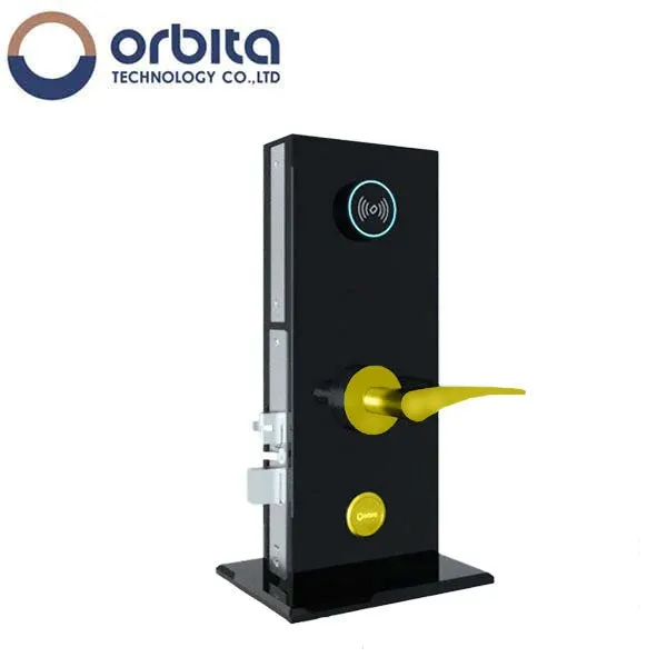 Orbita - S3074 - Mortise Hotel Lock - SPLIT Design - RFID - Optional Lever Style - 6 VDC - Optional Finish - Grade 2