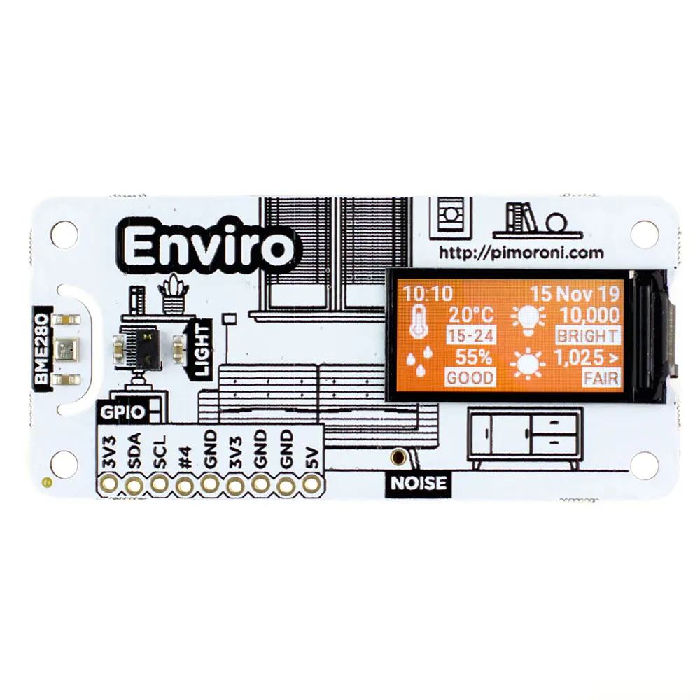 Pimoroni - Enviro for Raspberry Pi