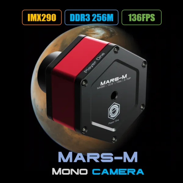 Player One Astronomy Mars-M (IMX290)USB3.0 Mono Camera