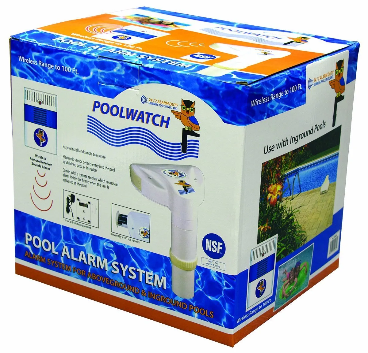 Pool Watch Alarm System for Aboveground and Inground Pools