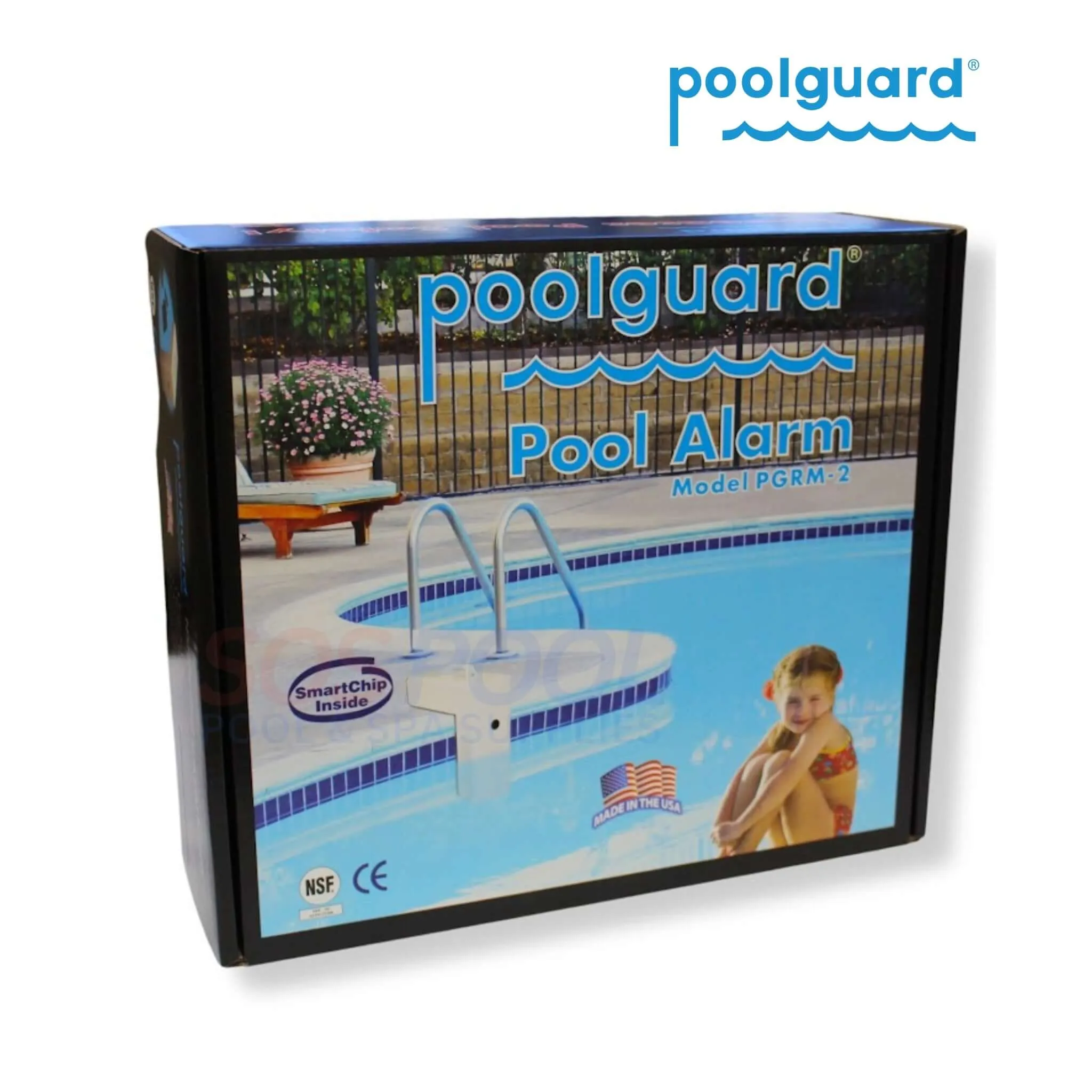 ﻿﻿Poolgaurd In-Ground Pool Alarm System | 12V | White | PGRM-2