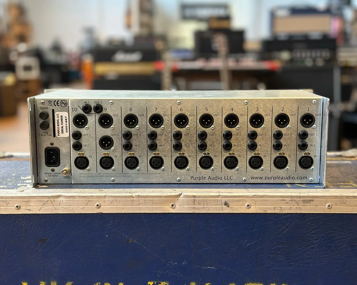 Purple Audio Sweet Ten 500 Series Rack