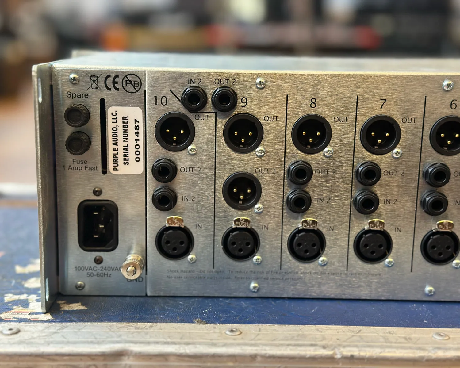 Purple Audio Sweet Ten 500 Series Rack