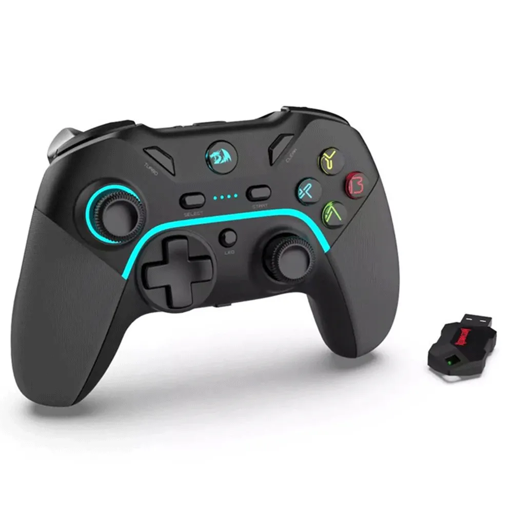 Redragon G808-Pro Harrow Pro 2.4G Wireless Gamepad With Analog