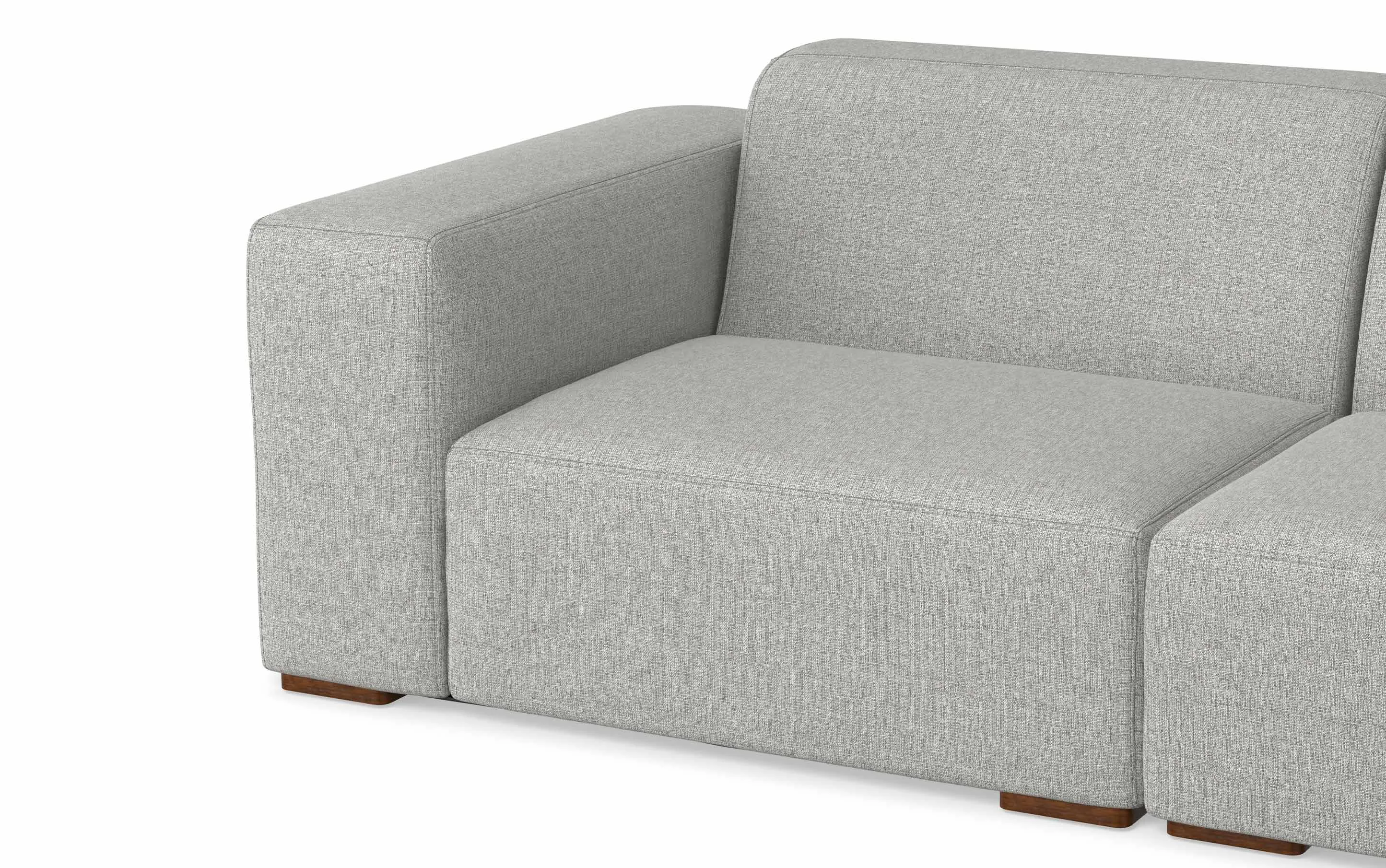 Rex 2 Seater Sofa and Ottoman in Performance Fabric