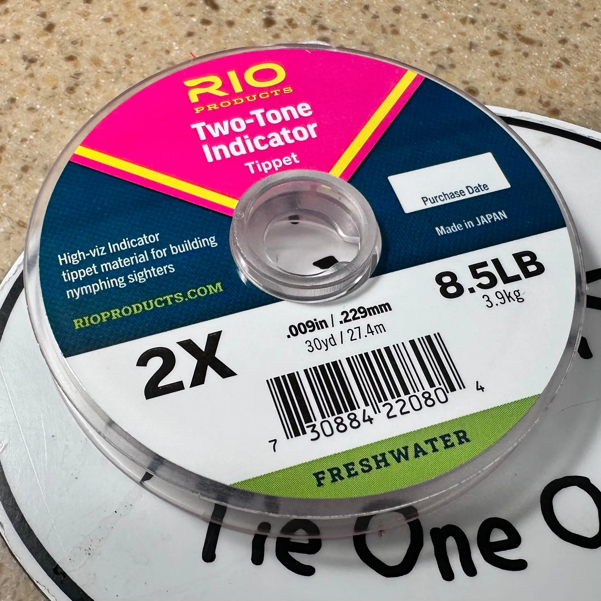 RIO TWO TONE INDICATOR TIPPET (Pink and Yellow)