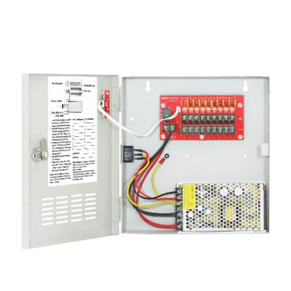 Seco-Larm - SLM-PC-U0910-PULQ - Switching CCTV Power Supply - 9 Outputs - 10 Amp
