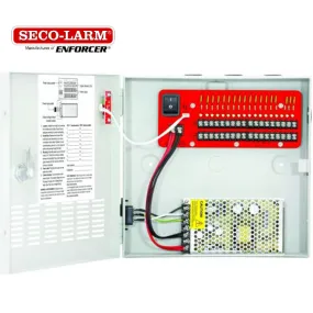 Seco-Larm - SLM-PC-U1810-PULQ - Switching CCTV Power Supply - 18 Outputs - 10 Amp