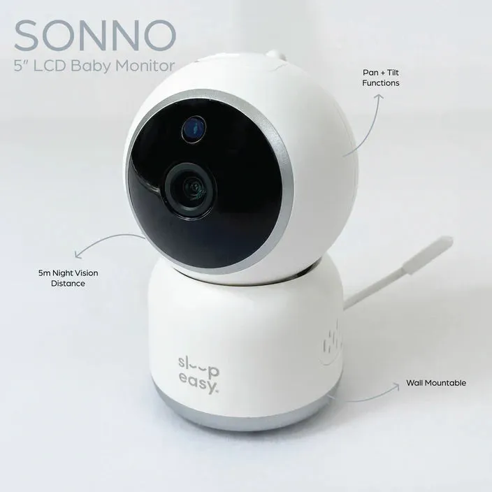 SLEEP EASY RAD505 Sonno 5''12.7cm Crystal Clear Baby Monitor