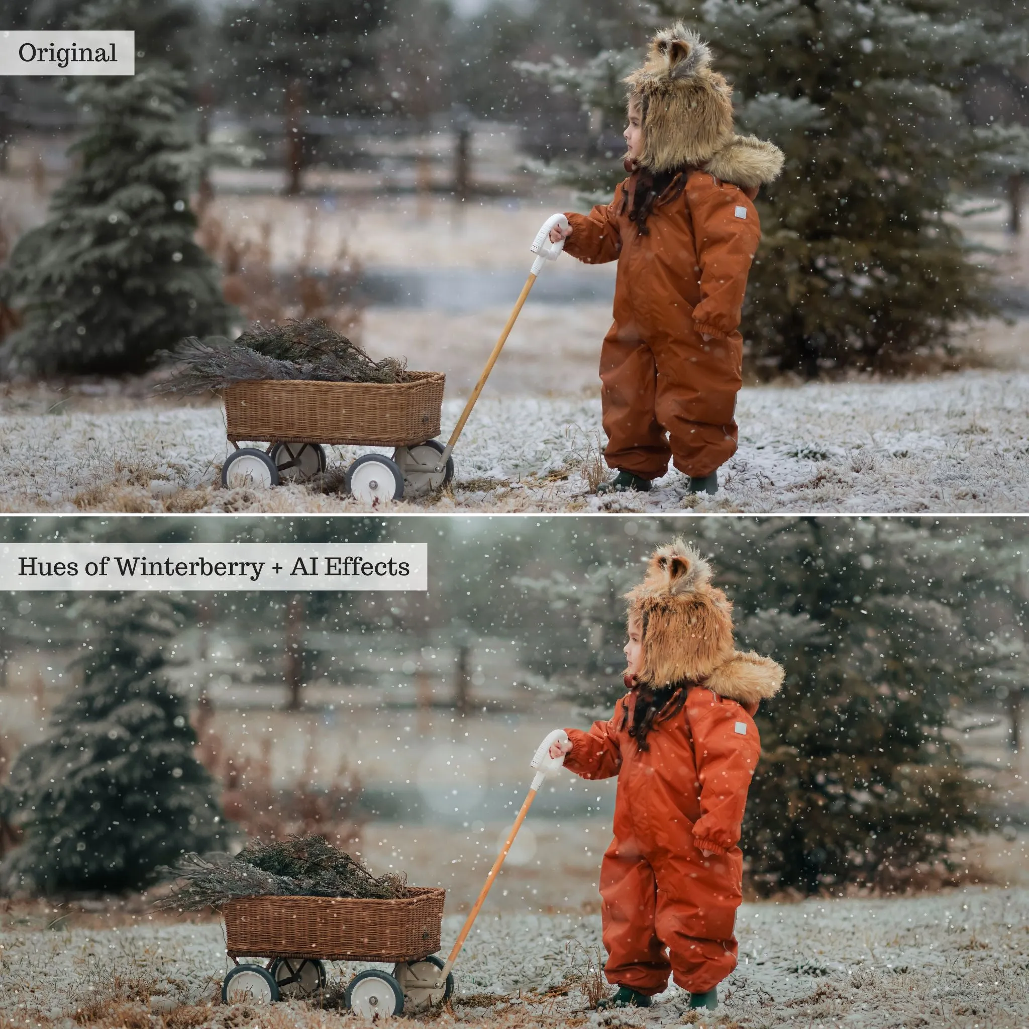 Snow Days Winter Lightroom Presets & AI Tools – Desktop & Mobile