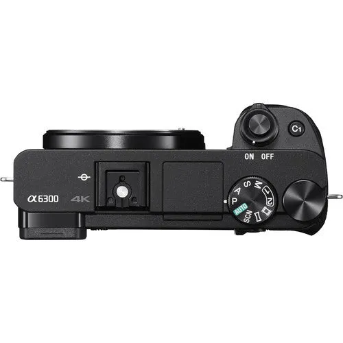 Sony Alpha a6300 Mirrorless Digital Camera (Body Only) W/ Cleaning Kit